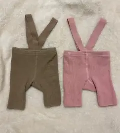 Funny Lazybones サスペンダー付きボトムス2色セット