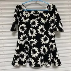 emsexcite レディース　ワンピース　白黒　サイズM