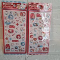 2枚セット　キャラクターシール　海外製　硬いシール