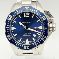 【美品】ハミルトン オープンウォーター フロッグマン 42mm ブラック文字盤 美品】ハミルトン オープンウォーター フロッグマン 42mm ブラック文字