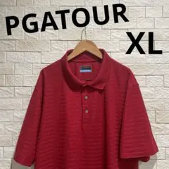 海外古着　ピージーエー　PGATOUR 半袖　半袖ポロシャツ　サイズXL