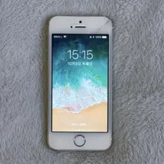 iPhone5s ゴールド 64GB 画面割れ100%充電可 バッテリー弱