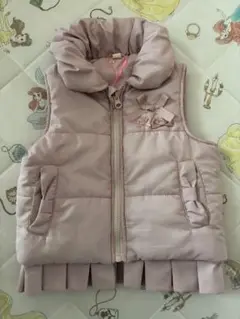 女の子　ダウンベスト　100