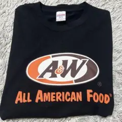 A&W All American Food Tシャツ ブラック L