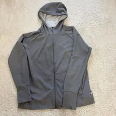 無印良品 グレー UVカット対策 フルジップパーカー XL
