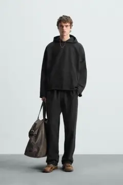 ZARA ザラ オーバーサイズフィットフーディ M