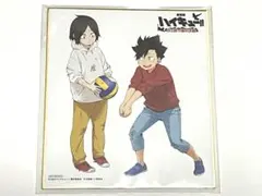 劇場版ハイキュー ゴミ捨て場の決戦 黒尾鉄朗 孤爪研磨 特典 描き下ろしミニ色紙