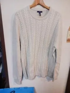 Gap ケーブルニットセーター L クリーム色