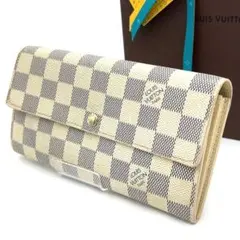 ルイヴィトン 長財布 アズール ポルトフォイユサラ 男女兼用 ホワイト
