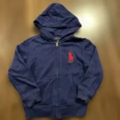 Polo Ralph Lauren フード付きパーカー 青 100cm
