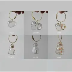 猫 キーホルダー 毛玉入れ おもちゃ 毛玉 猫好き 5種セット