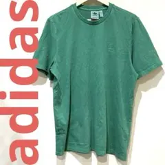 adidas シュムーフォイル フェザーウェイト Tシャツ グリーン Lサイズ