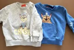 ご*☆様 パウパトロールキッズトレーナー 2点セット 100cmキャラクターグッ