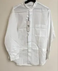 未使用　UNIQLO スーピマコットンオーバーサイズシャツ ＋Ｊ 長袖　白　M