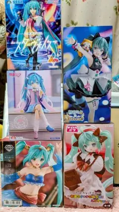 初音ミク フィギュア5個セット