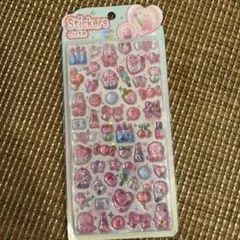 ボンボンドロップシール ももいろボンボン　ゆめいろピンク　ガーリー　うさぎ