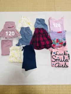 女の子春服110サイズ8点、120サイズ2点まとめ売り