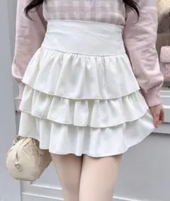 新品　フリルミニスカパン　INGNI