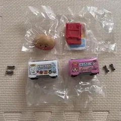 アンパンマン キャラレール4 3点セット　レールなし