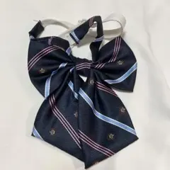 新品 制服リボン スクールリボン 制服 学生服 コスプレ ネイビー クラウン