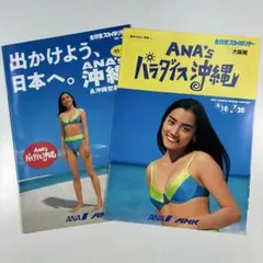 石田ゆり子 ANA 全日空 パンフレット 2種類 - メルカリ