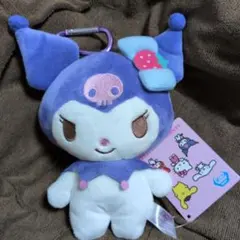 サンリオキャラクターズいちごがま口ポーチ［クロミ］