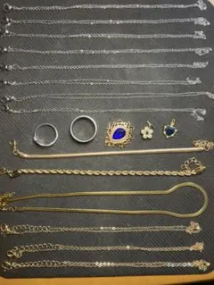 ネックレス・リングセット　18kgp KZF ブレスレット　ペンダント