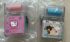 サンリオ ローラー付き消しゴム風キーホルダー ガチャ