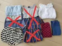 【 美品多数 】女の子 80cm まとめ売り5点 夏服  ザラ グローバルワーク