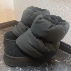 UGG クラシック ミニ ダウンブーツ 23cm ブラック 箱あり 中古良品