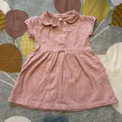 無印良品　子供　ワンピース　80センチ　ピンク　女の子