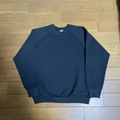 90s fruit of the room ラグランスウェット usa ブラック