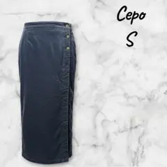 『新品』CePo ダークブルー タイトスカート Sのサムネイル