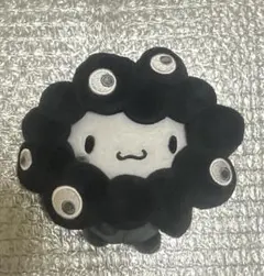 黒ミャクなりきりぬいぐるみ シナモロール　カラビナ付き