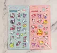 2枚セット　キティ　クロミ　マイメロ　ポチャッコ　シナモン　ボンボンドロップ