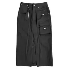 diesel マルチポケット ロングスカート ブラック diesel マルチポケット ロングスカート ブラック - メルカリ