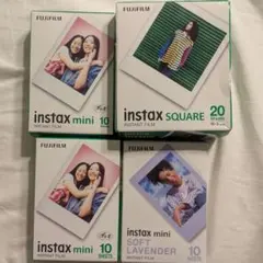instax mini & SQUARE フィルムセット 10✕3 20✕1