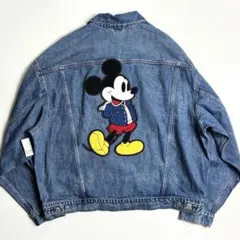 希少【新品未使用】GAP×Disney/オーバーサイズデニムジャケット/ミッキー