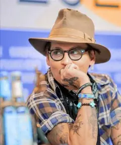 ジョニーデップ 着用 ターコイズ クロス ブレスレット ハンドメイド