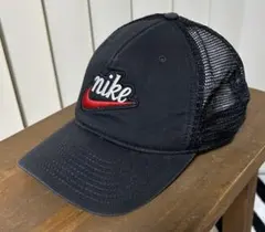 Nike 黒メッシュキャップ　classic99 フォームトラッカー　旧ロゴ