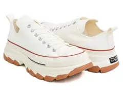 Converse 厚底ホワイトスニーカー