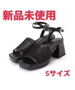 【新品未使用】 レディースメッシュサンダル Sサイズのサムネイル