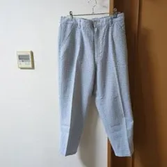 チェック柄カジュアルパンツ