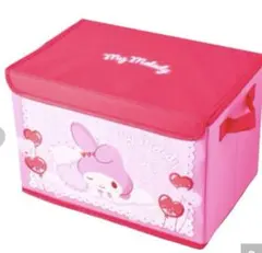 新品♡マイメロ　マイメロディ　ピンク　ハート　フタ付き収納ボックス　収納ケース