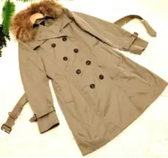 Rhythm of Life 【ユナイテッドアローズ】トレンチコート【S】ファー