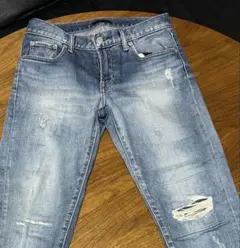 UNIQLO ダメージ加工スリムフィットデニムパンツ　29インチ