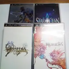 PSP　RPG4本セット スクウェア・エニックス　パッケージ 説明書付
