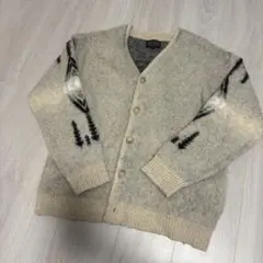 PENDLETON カーディガン モヘア white Mのサムネイル