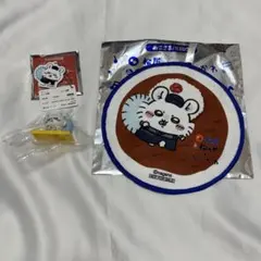 ちいかわ 松屋コラボ　モモンガ　食券キーホルダー、ハンドタオル、フィギュア