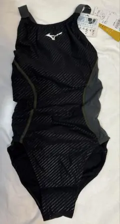 新品　Mizuno スポーツ用水着 練習用　ブラック/グレー
